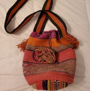 New Peruvian bucket bag. Hippie, Boho, Ethnic, Western